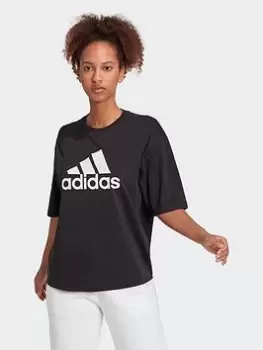 Image of adidas Future Icons Badge of Sport T-Shirt, Green Size XS Women