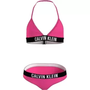 Image of Calvin Klein Triangle Bikini Set - Pink