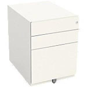 Image of Bisley Mobile Pedestal Note White 420 x 565 x 565 mm