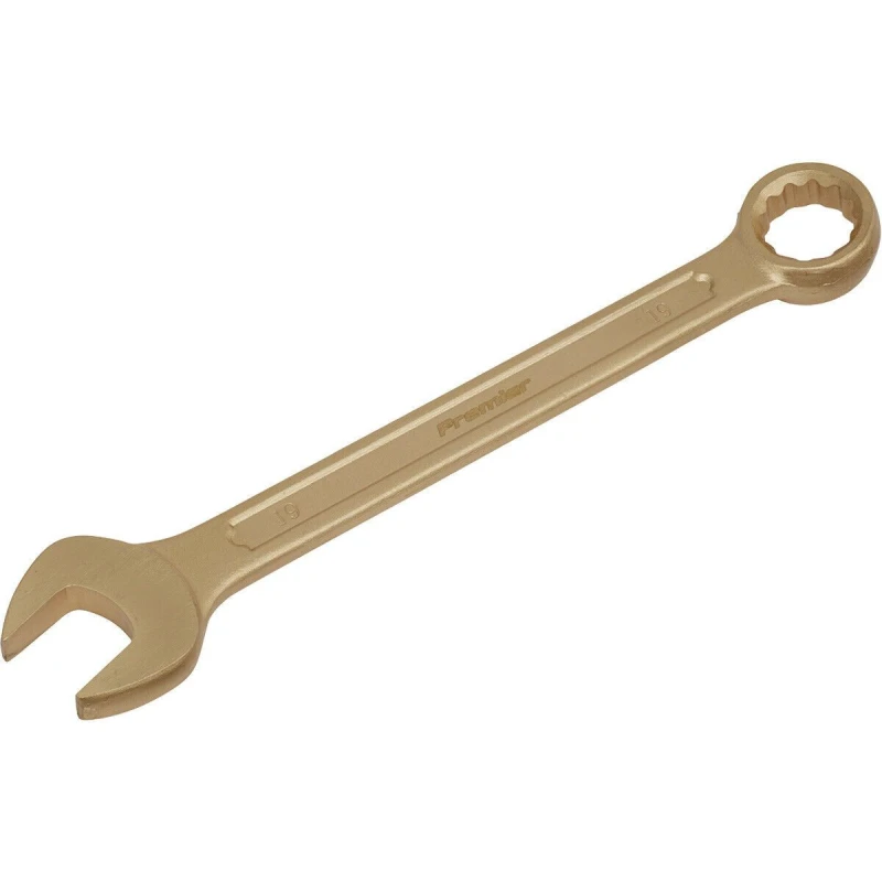 Image of Loops 19mm Non-Sparking Combination Spanner - Open-End & 12-Point WallDrive Ring Multi
