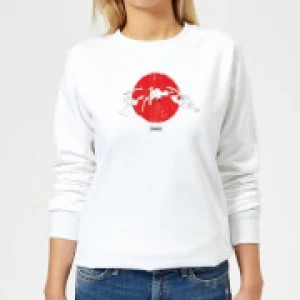 Image of Samurai Jack Sunrise Womens Sweatshirt - White - M