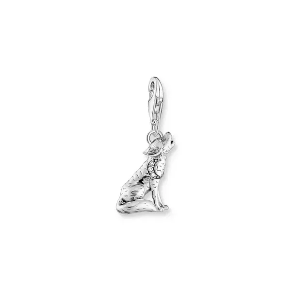 Image of Thomas Sabo Charm Club Charmista Silver Wolf Charm 2054-643-21