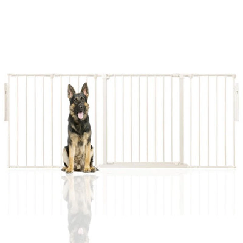 Image of Bettacare Premium Multi Panel Flexible Pet Barrier, Up To 200Cm Wide, White, 70Cm High