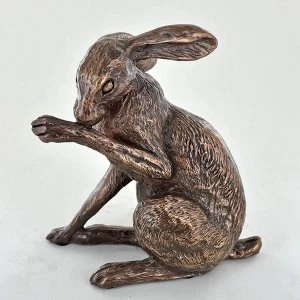 Image of Heather Hare by Harriet Glen Cold Cast Bronze Sculpture 15cm