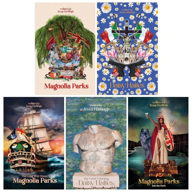 Image of Magnolia Parks Universe Series 5 Book Collection Daisy Haites Exclusive Deluxe Edition Jessa Hastings Books