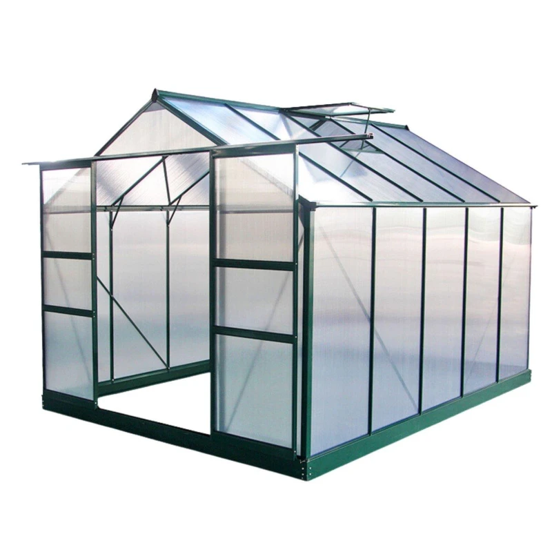 Image of Store More Harvester Walk-In Aluminium Polycarbonate Greenhou Green unisex 8x12ft