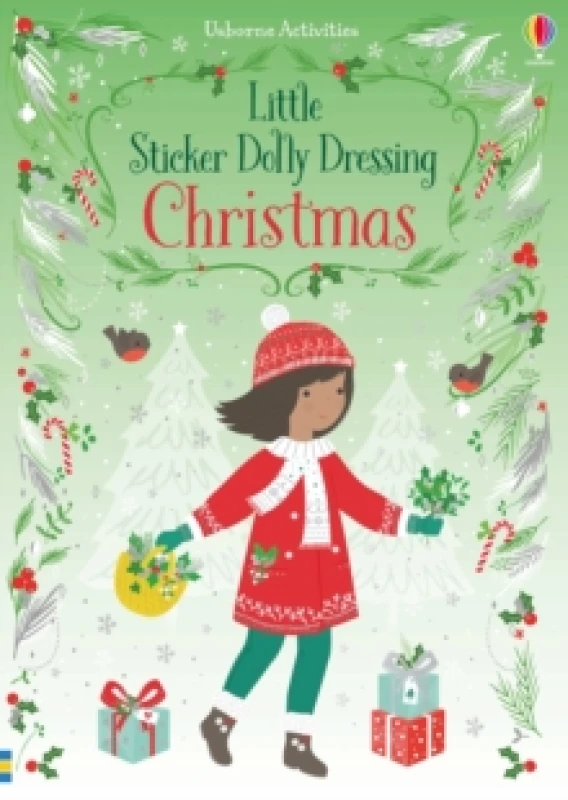 Image of Fiona Watt Little Sticker Dolly Dressing Christmas Book Multi unisex