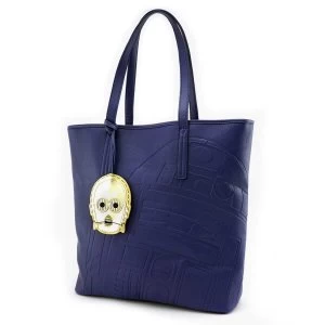 Image of Loungefly Star Wars C3P0 Tote Bag