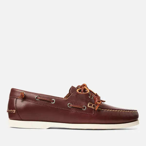 Image of Polo Ralph Lauren Merton Leather Boat Shoes - UK 9