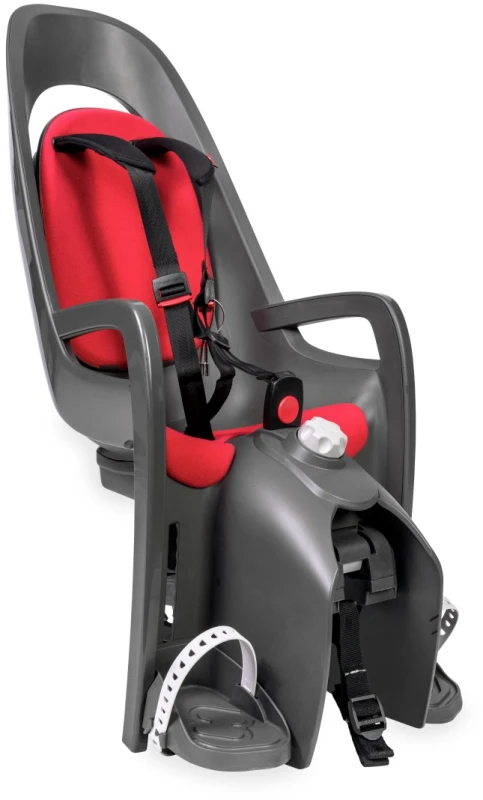 Image of Hamax 2022 Caress Pannier Rack Fit Child Seat NO SIZE GREY/RED - Cycles UK