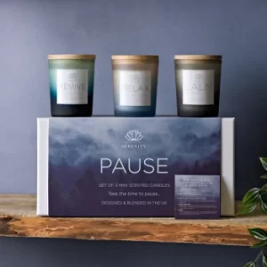 Image of Serenity Pause Set of 3 70g Candles