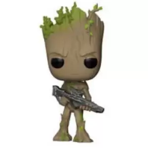 Image of Marvel Avengers Infinity War Teen Groot with Gun Pop! Vinyl Figure