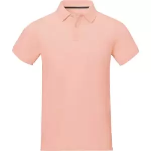 Image of Elevate Mens Calgary Short Sleeve Polo (S) (Pale Blush Pink)
