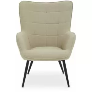 Image of Stockholm Natural Fabric Armchair - Premier Housewares