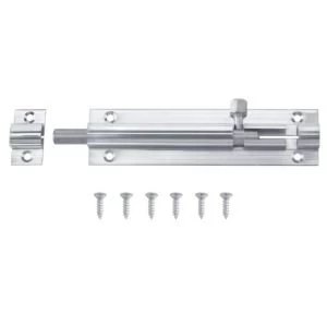 Image of BQ Chrome plated Brass Barrel bolt L102mm