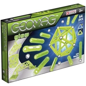 Image of Glow 64 Piece Geomag Construction Set