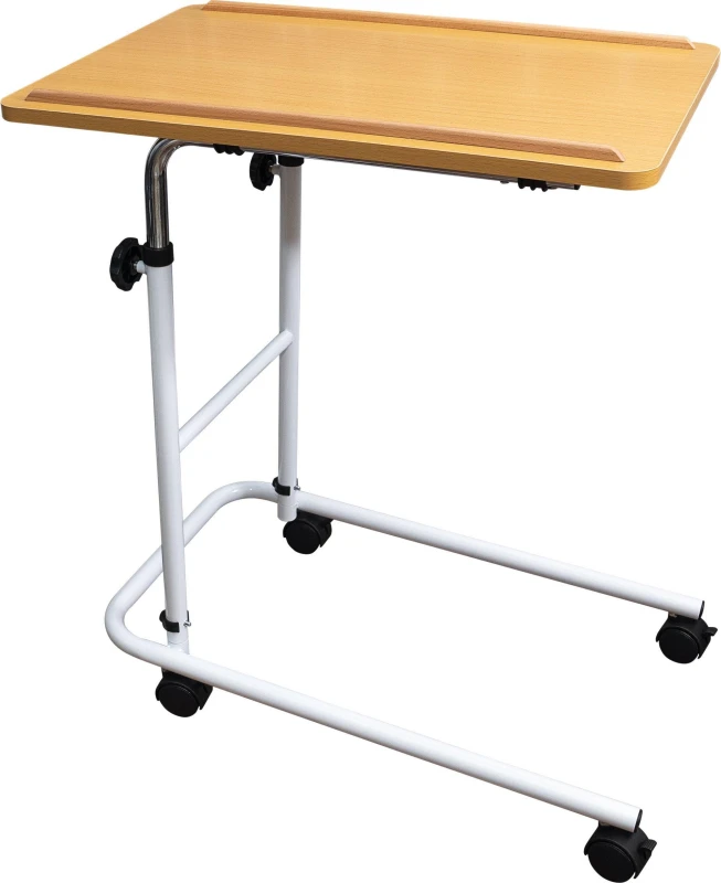 Image of Aidapt Economy Overbed Table With Castors White