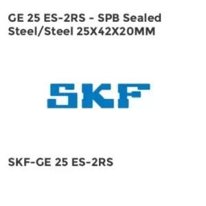 Image of GE 25 ES-2RS - SPB Sealed Steel/Steel 25X42X20MM