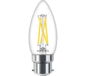 Image of Philips Master Glass 2.5-25W Dimtone LED Candle B22 Very Warm White - 929003071202