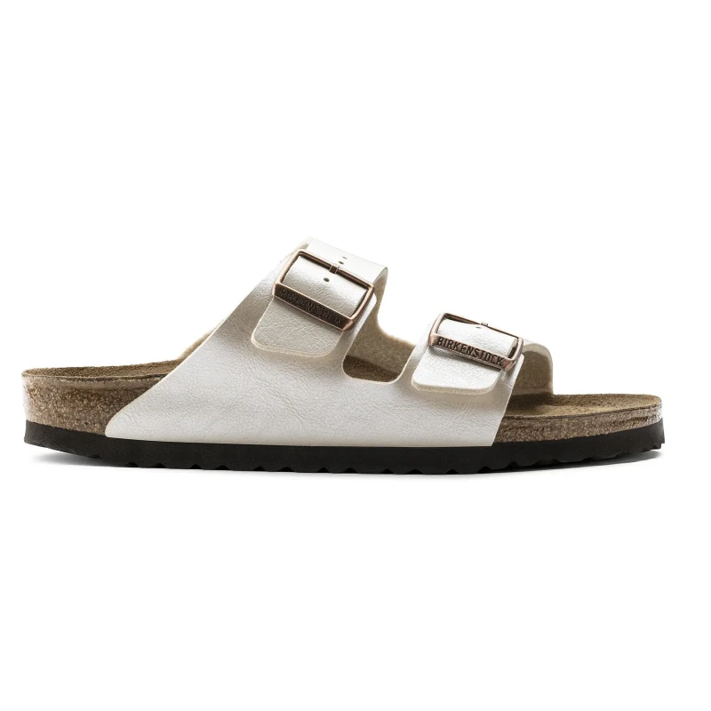 Image of Birkenstock Sandals Birkenstock Arizona Birko-For Blanc Unisex 38 Etroit