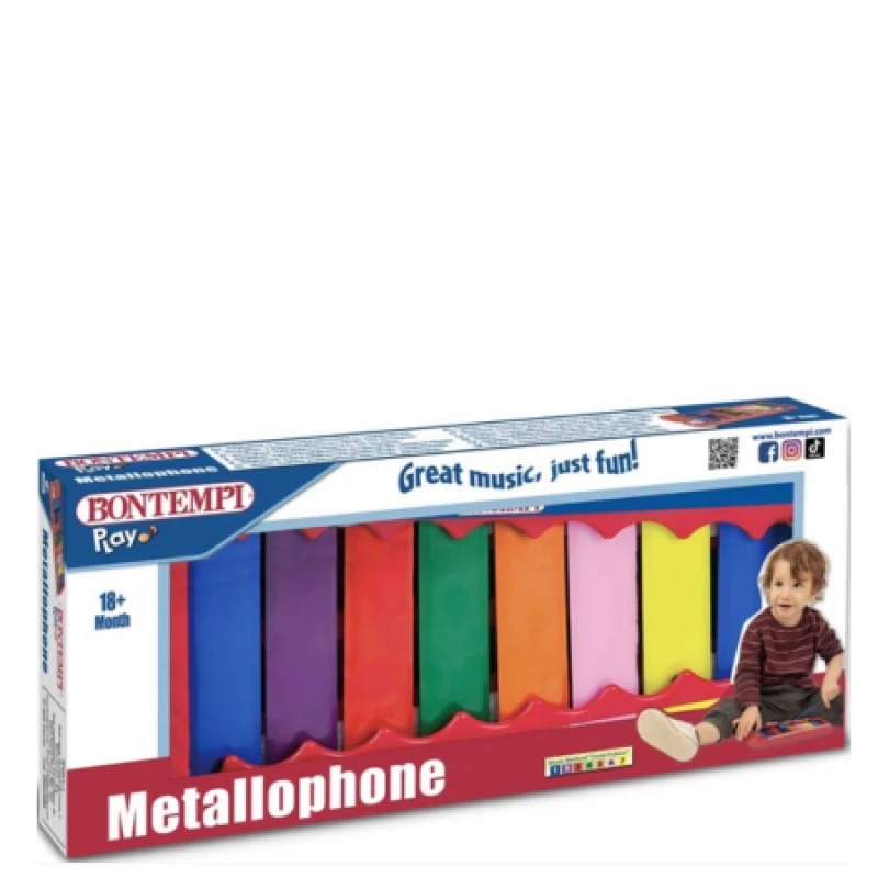 Image of Bontempi Mini Xylophone with 8 Notes Music Toy BON-550833