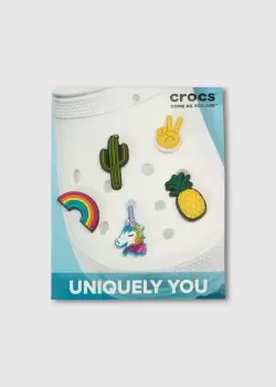 Image of Crocs Kids Jibbitz Fun Trend 5 Pack In Multi