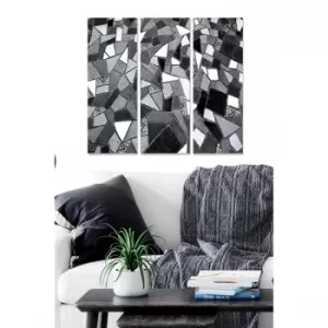 Image of MDF707166 Multicolor Decorative MDF Painting (3 Pieces)