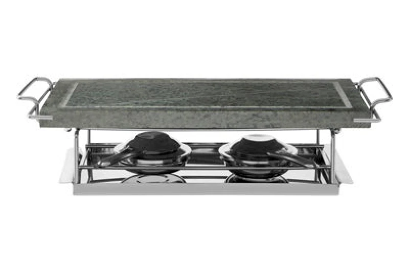 Image of Premier Housewares Damien Tabletop Hot Stone Griddle Green