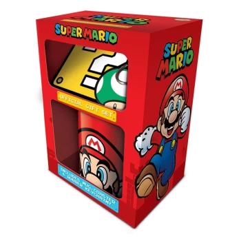 Image of Super Mario - Mario Mug, Coaster and Keychain Set