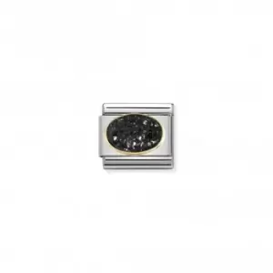 Image of Composable Classic Drusi Stones Gold Agate Drusie Black Sky Link 030518/05