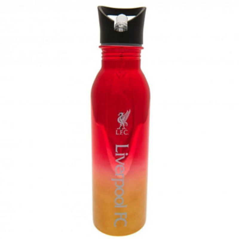 Image of Liverpool FC Metallic Sports Bottle Light Red unisex