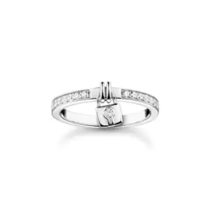 Image of Thomas Sabo THOMAS SABO Padlock Band Ring - Silver