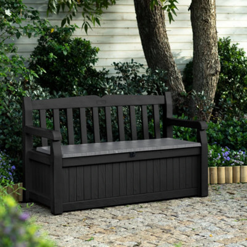 Image of Keter Eden Storage Bench 265L, Grey 254624