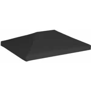 Image of Gazebo Top Cover 270 g/m² 4x3 m Black Vidaxl Black