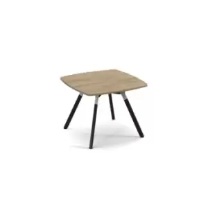 Image of Anson executive square meeting table with A-frame legs - barcelona walnut