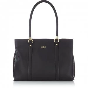 Image of Biba Ester Stud Leather Tote - Black