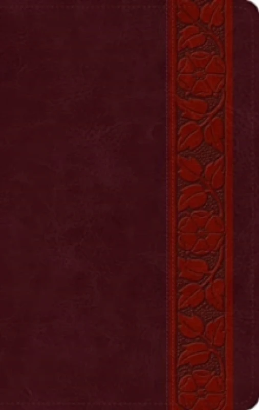 Image of ESV Large Print Personal Size Bible, Red Letter Leather / fine binding