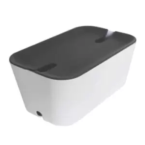 Image of Bosign Hideaway Cable Organiser Medium White & Grey