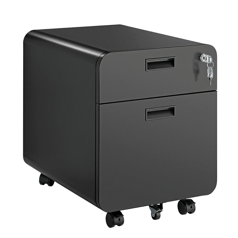 Image of LogiLink EO0080 office drawer unit Black Steel. Plastic
