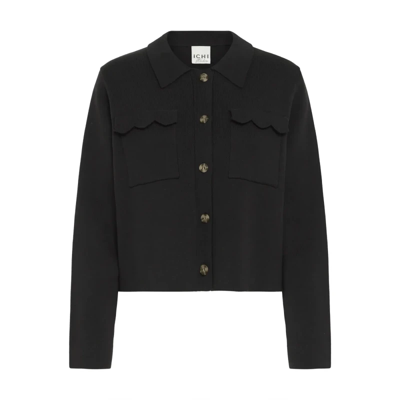 Image of Ichi Womens cardigan Ichi Ketty Noir Female XS