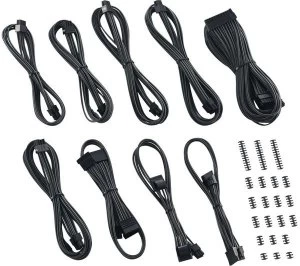 Image of CABLEMOD Classic ModMesh C-Series RMi & RMx Power Cable Kit - Carbon Grey