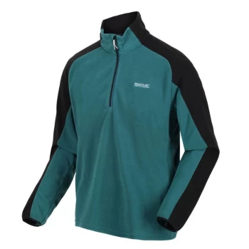 Image of Regatta Elson Overhead Fleece - PacifcGr/Blk