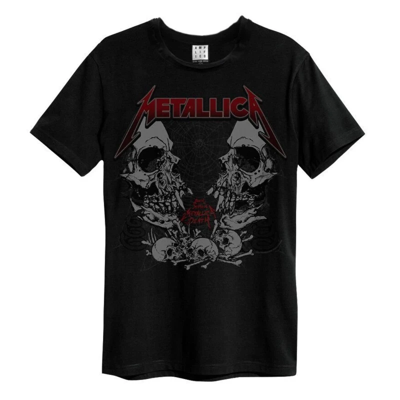 Image of Amplified Amplified Men Birth School Metallica T-Shirt in Black Size: Small Black S Male 5059699800687