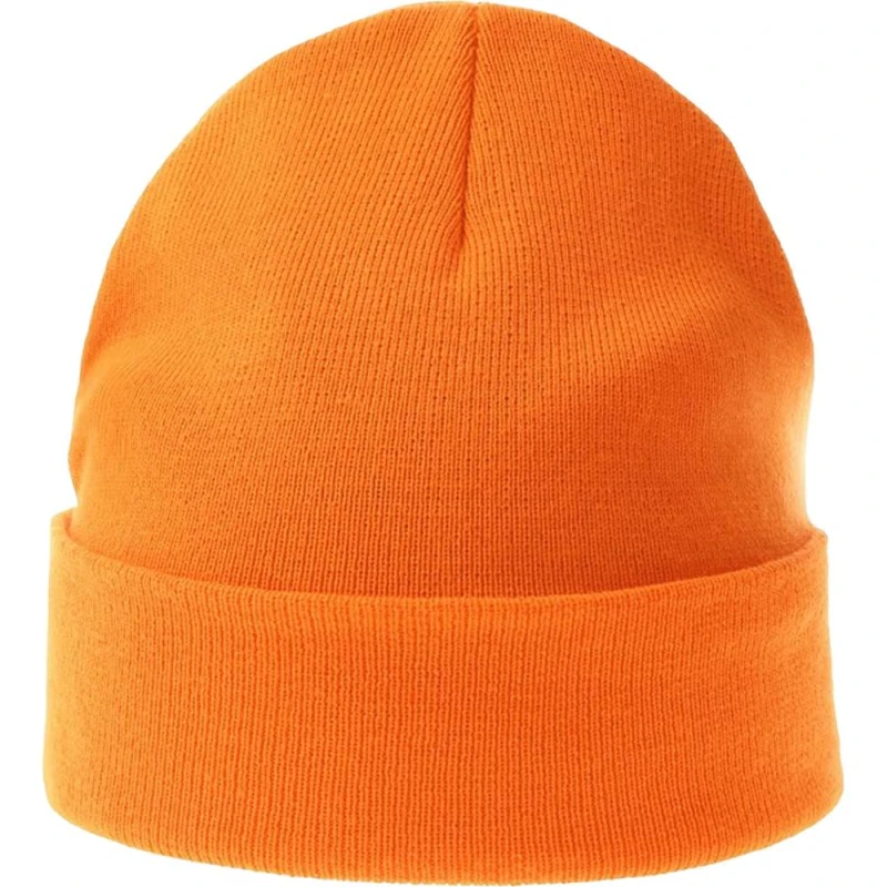 Image of Atlantis Mens Pier Polartech Lined Beanie in Orange Orange Male One Size