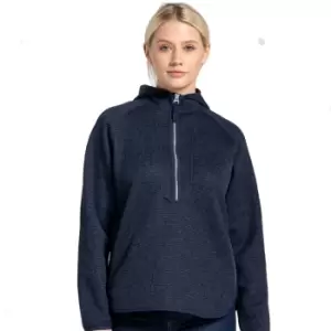 Image of Craghoppers Womens Elena Hooded Half Zip Fleece Jacket 12 - Bust 36' (91cm)