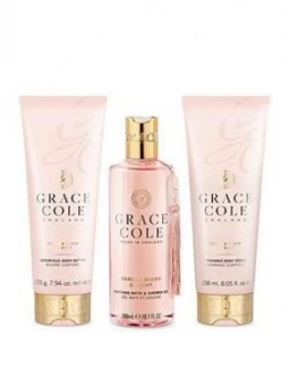 Image of Grace Cole Grace Cole Signature Vanilla Blush & Peony Bath & Shower Set, One Colour, Women