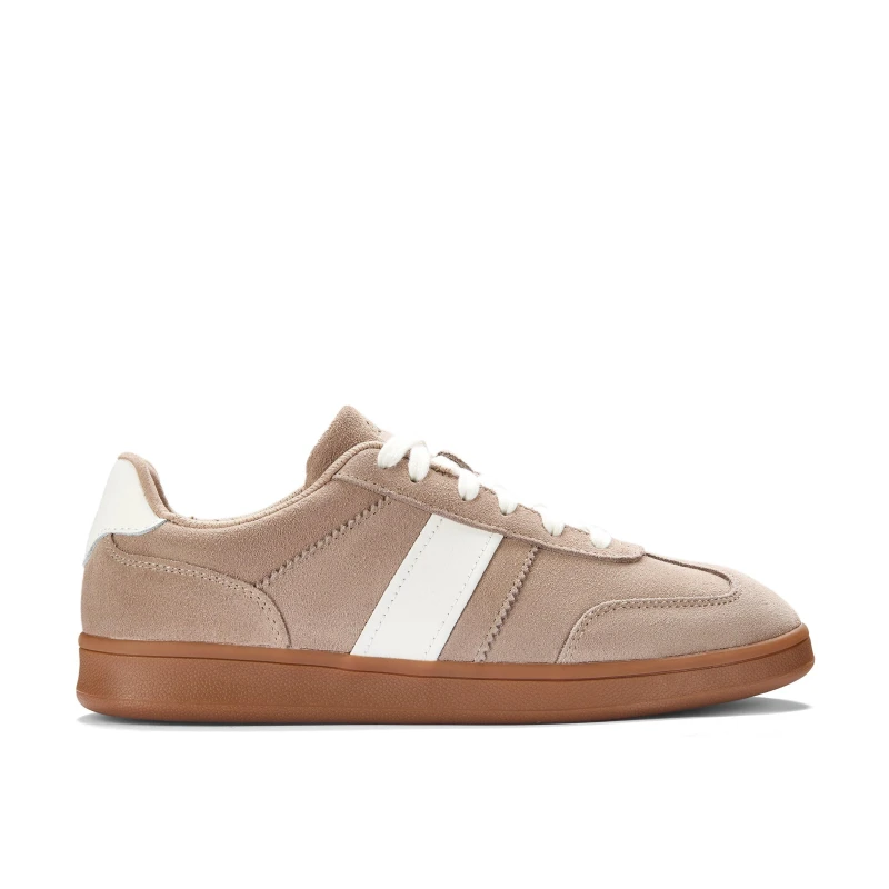 Image of Clarks Clarks Women Seco Speed Light Brown Suede Trainers Size: 4-Standard Fit Brown 4-Standard Fit Female 5063421710403