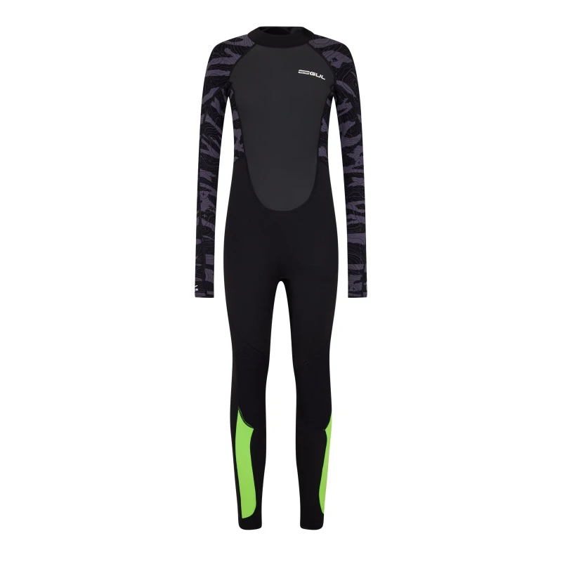 Image of Gul Unisex Kids Full Wetsuit Black unisex 5-6 (XS)