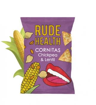 Image of Rude Health Chickpea & Lentil Cornitas - 90g x 8