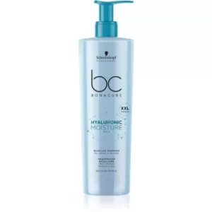 Image of Schwarzkopf Professional BC Bonacure Hyaluronic Moisture Kick Micellar Shampoo For Dry Hair 500ml